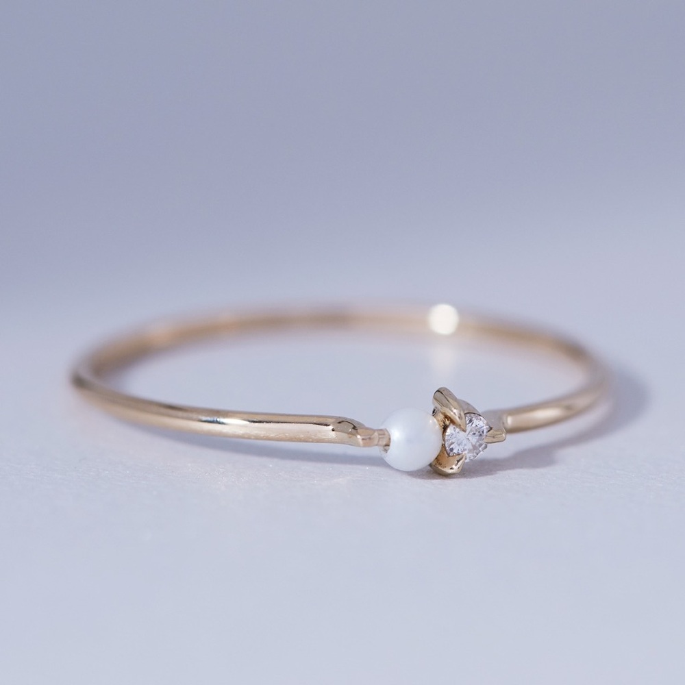 Catbird Dewdrop Ring